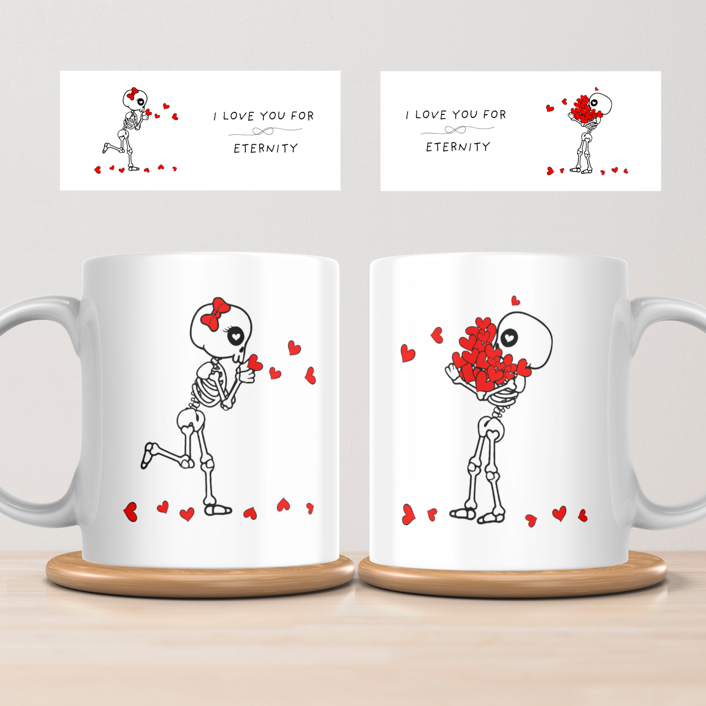 I Love You For Eternity – Matching Mug Set