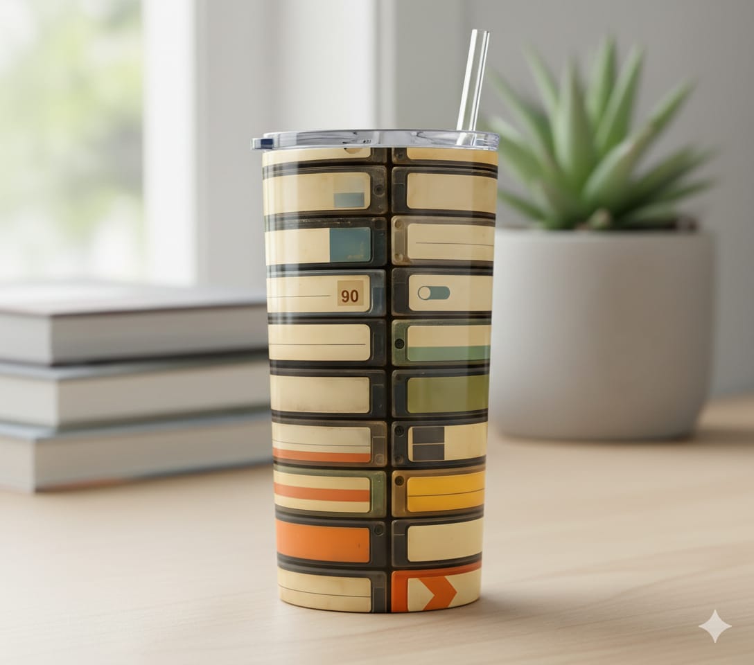 Throwback Cassette 20oz Tumbler