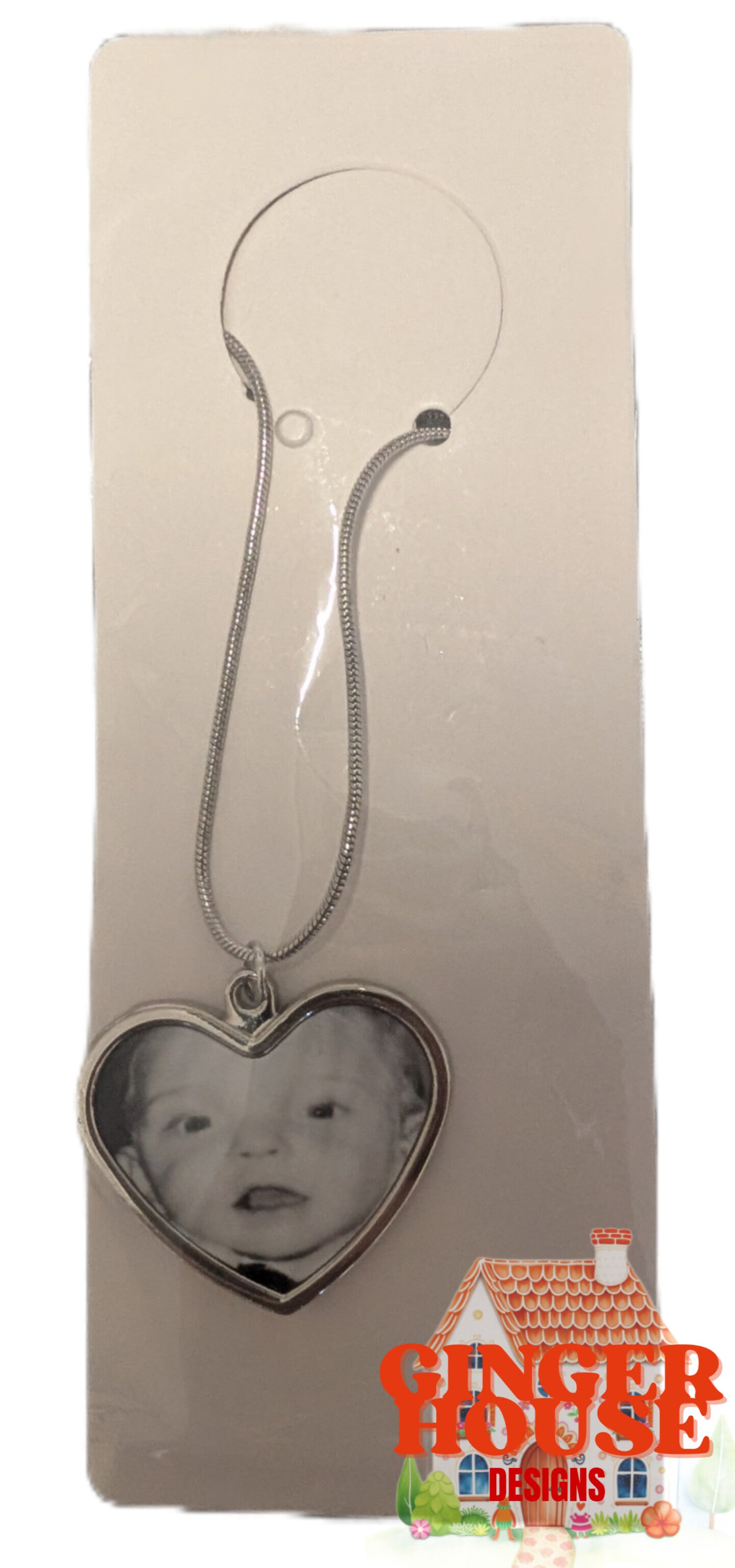 Personalised Photo Necklace – Heart Pendant Keepsake