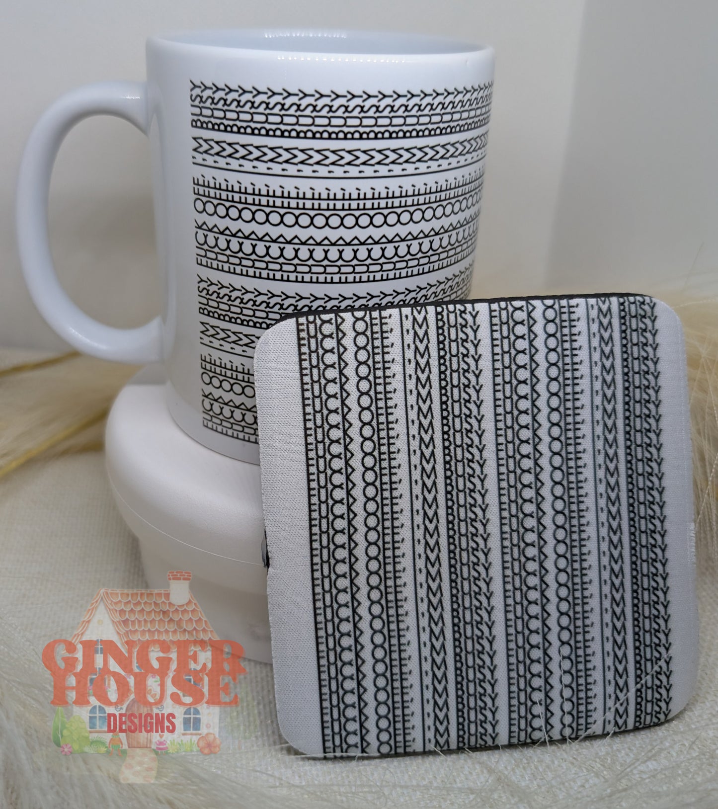 Hidden Swear Mug & Coaster Set