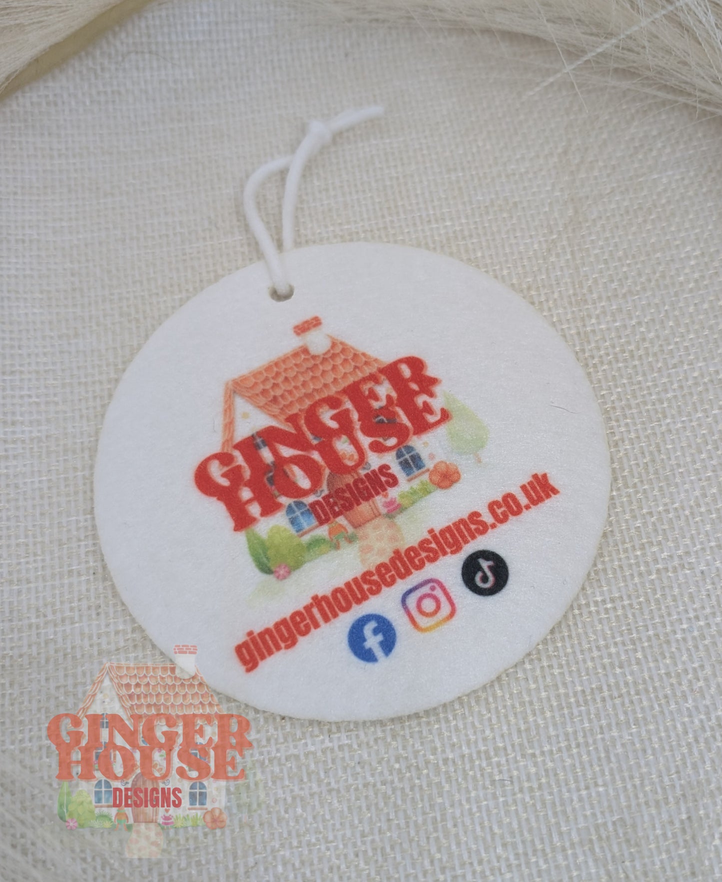 Custom Logo Air Freshener – Double-Sided Print