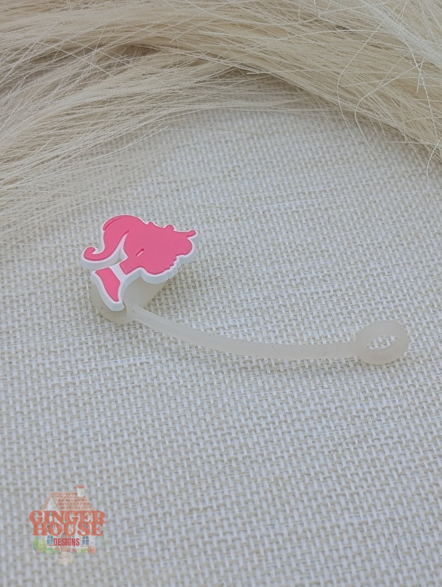 Barbie Head Straw Topper