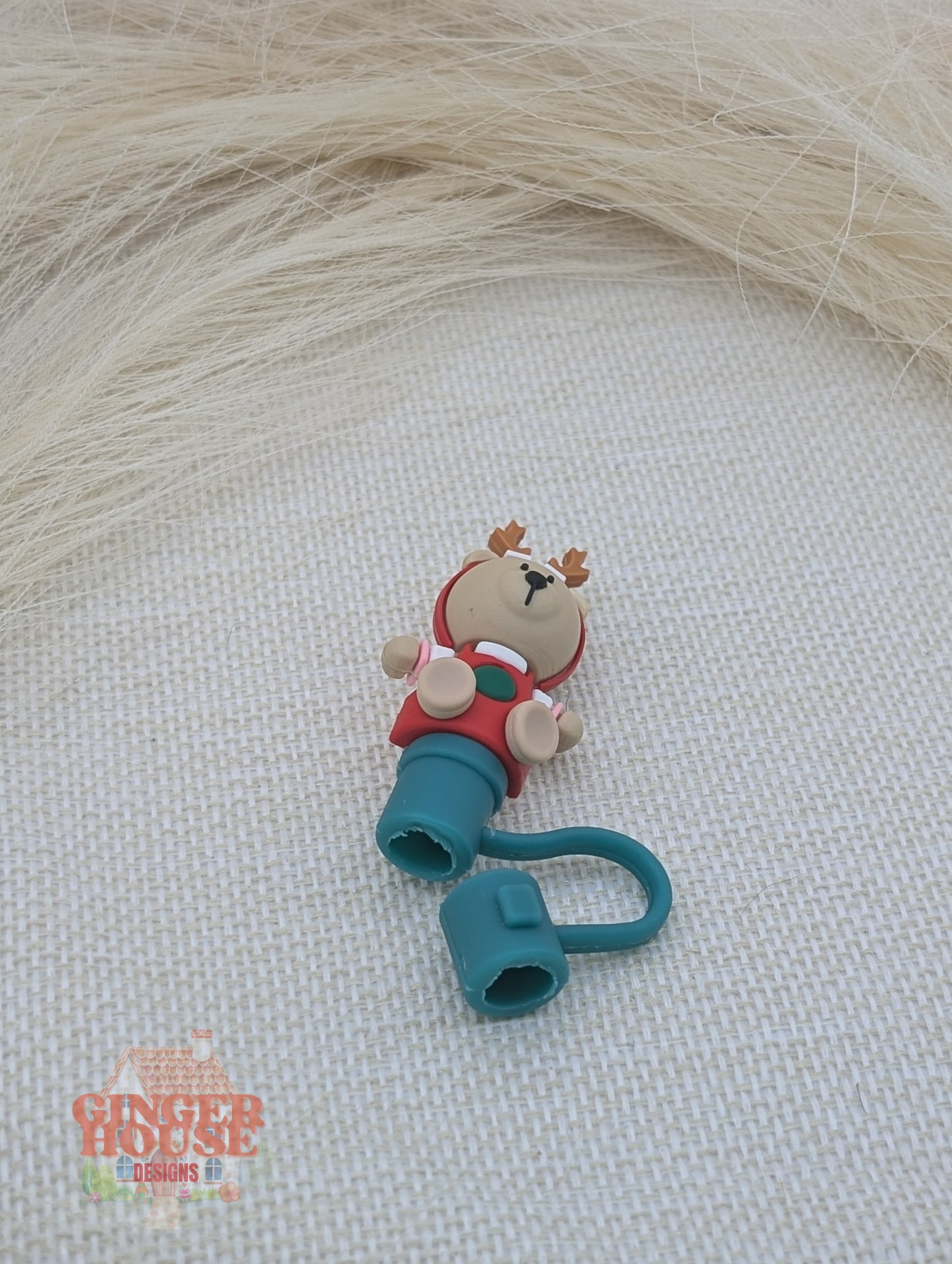 Bear With reindeer ears