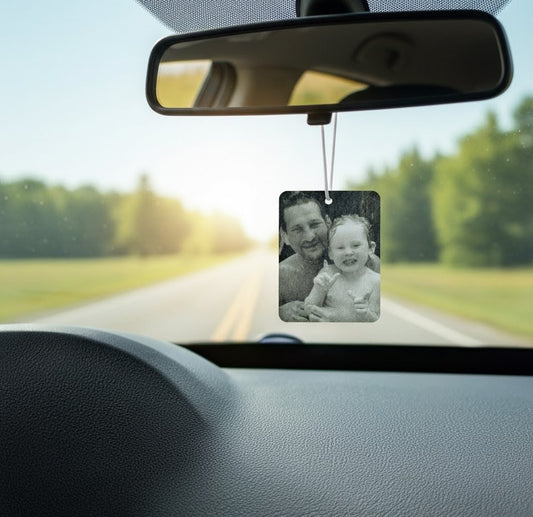Personalised Hanging Air Freshener – Double-Sided with Your Photo