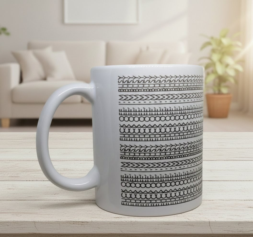 “I’m Busy” Hidden Swear Word Mug – Stitch, Sip, Swear (Quietly)