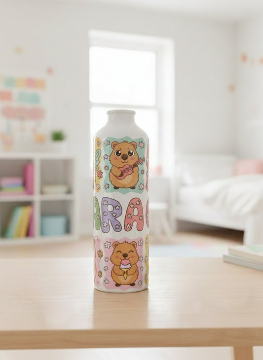 Capybara Metal Bottle (Two Lids Included)