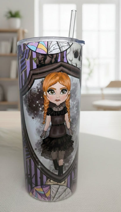 Purple Shadows Personalised Tumbler
