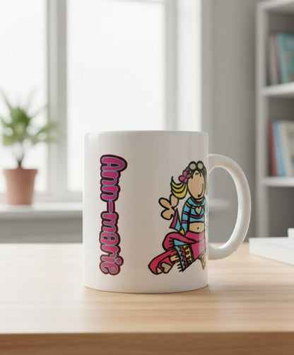 Personalised Mug – Retro Vibes with Your Name!