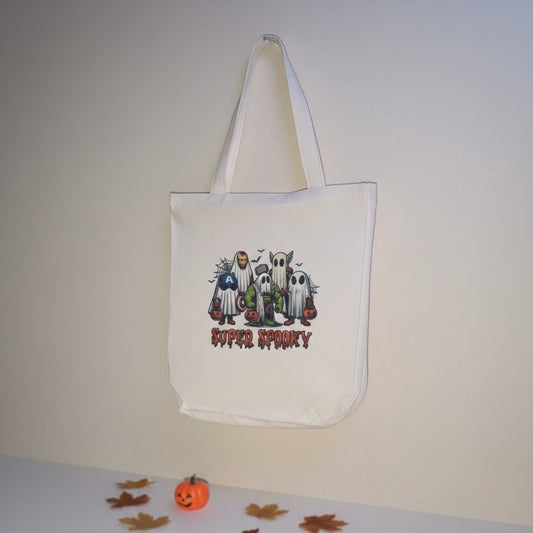 Super Spooky Halloween Zip Tote Bag