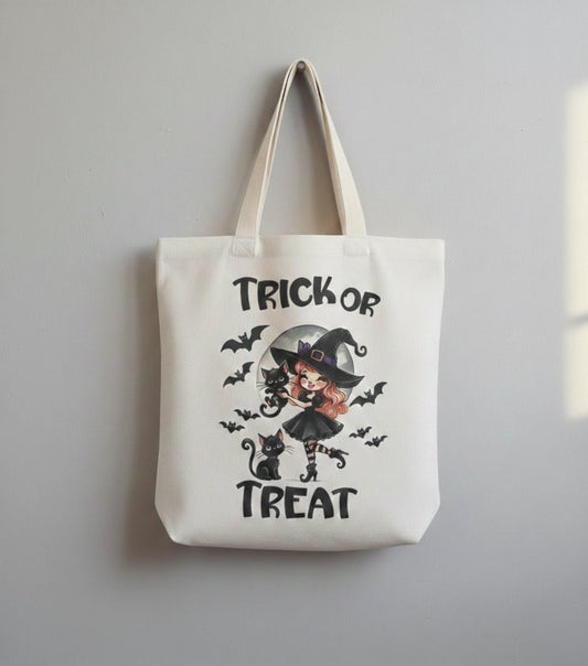 Ginger Witch Halloween Zip Tote Bag