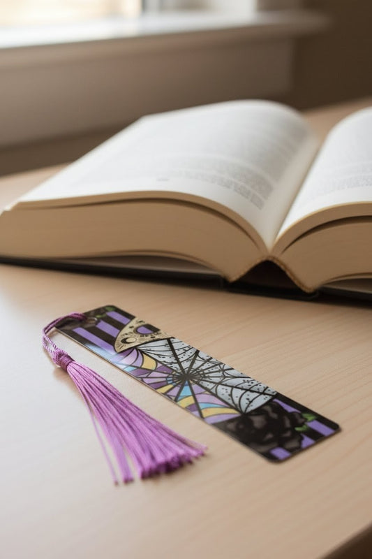 Wednesday-Inspired Bookmark