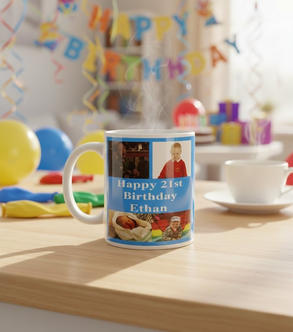 Personalised Photo Mug – Any Birthday Edition