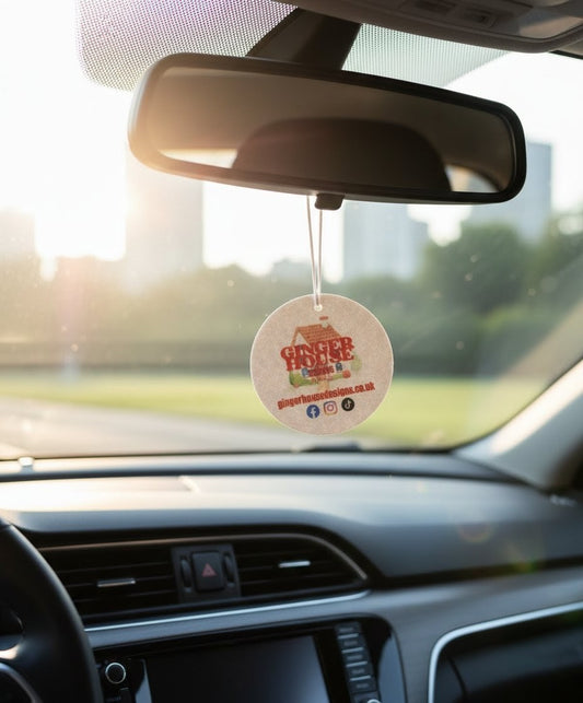 Custom Logo Air Freshener – Double-Sided Print
