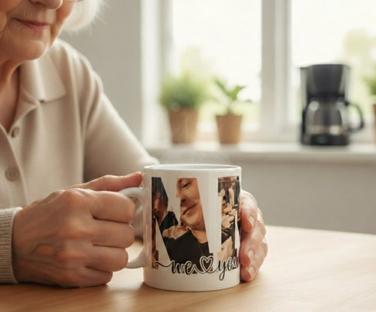 Personalised Photo Collage Mug – Nan I/We love you