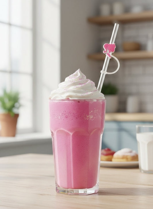 Barbie Head Straw Topper