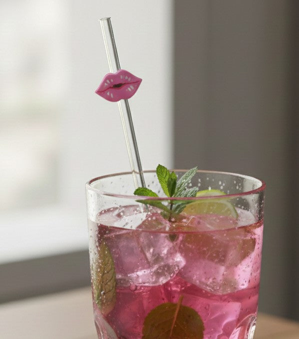 mwah lips Straw Topper