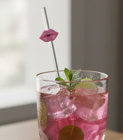 mwah lips Straw Topper