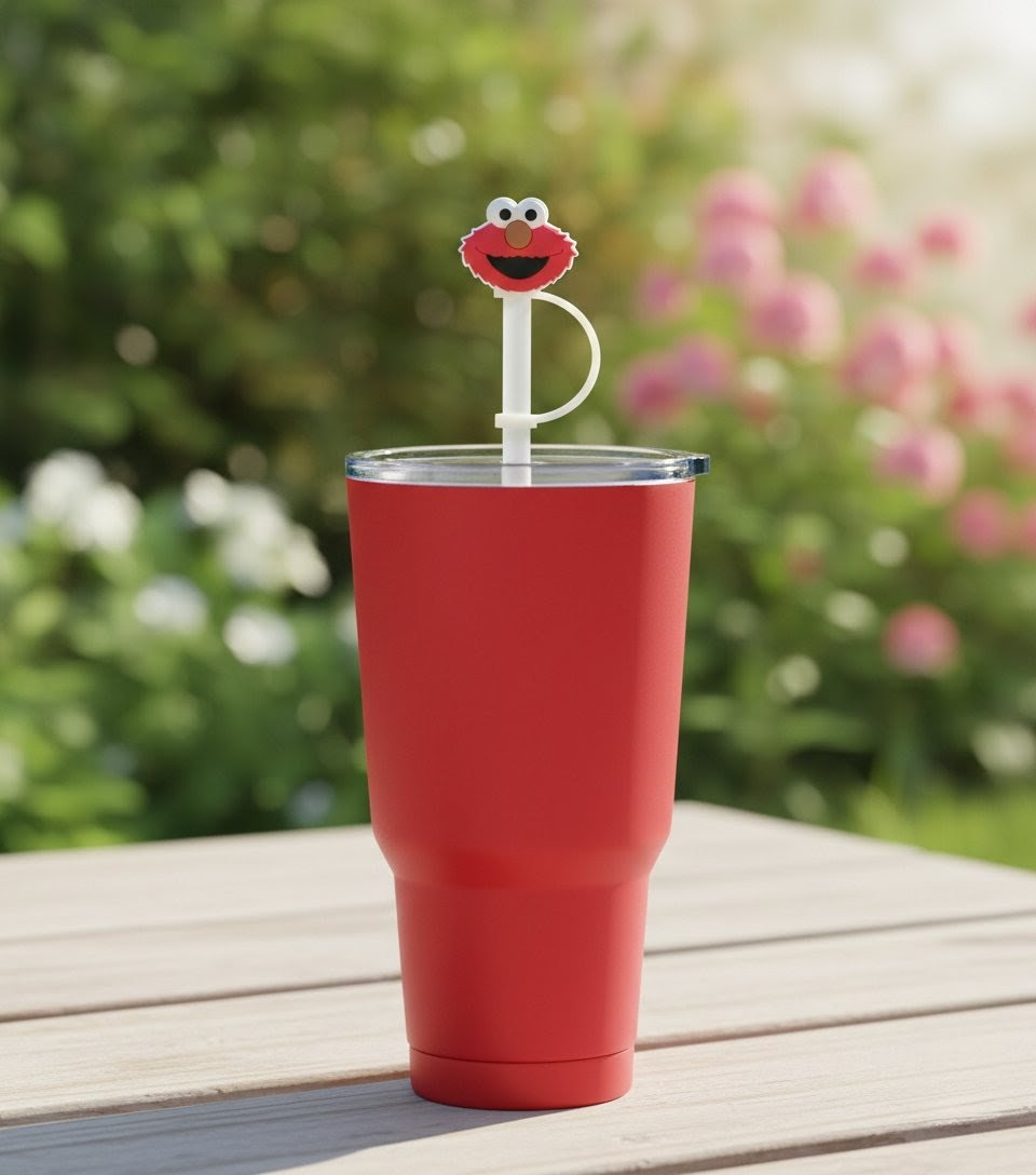 Elmo Straw Topper