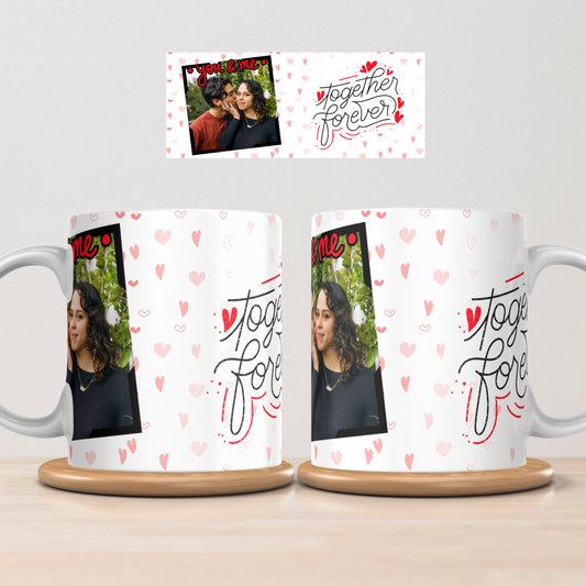Personalised “You & Me – Together Forever” Photo Mug