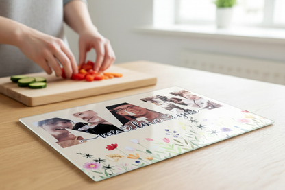 Nan Glass Cutting Board – A4 Size
