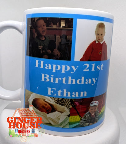 Personalised Photo Mug – Any Birthday Edition