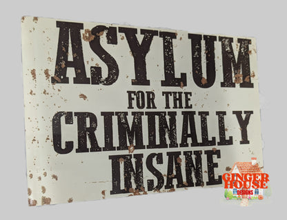 Humorous Metal Sign – Indoor & Outdoor Friendly