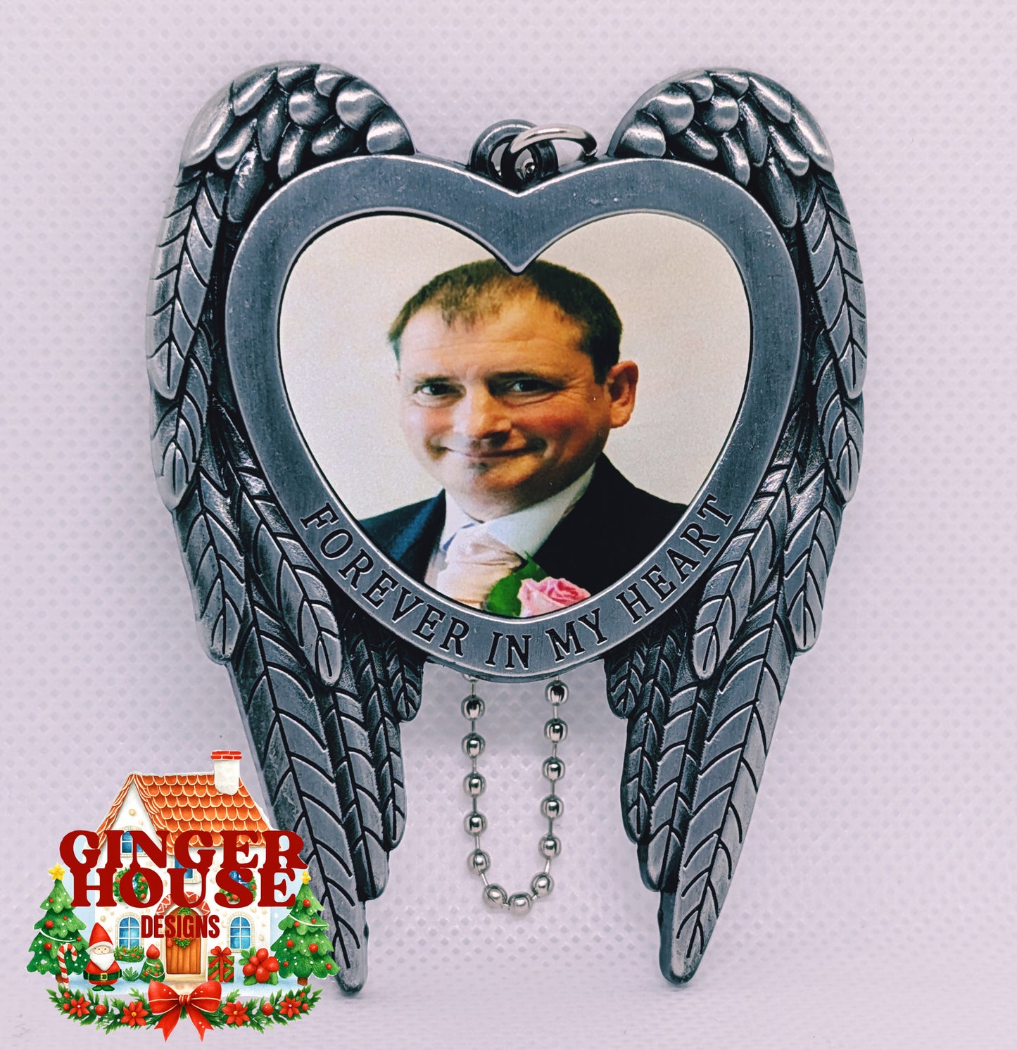 Forever in My Heart – Photo Memorial Hanger