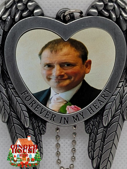 Forever in My Heart – Photo Memorial Hanger