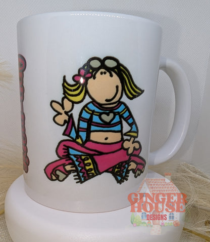 Personalised Mug – Retro Vibes with Your Name!