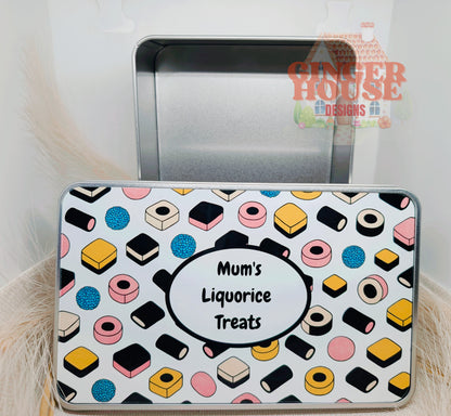 Personalised Treat Tin – Custom Message of Your Choice