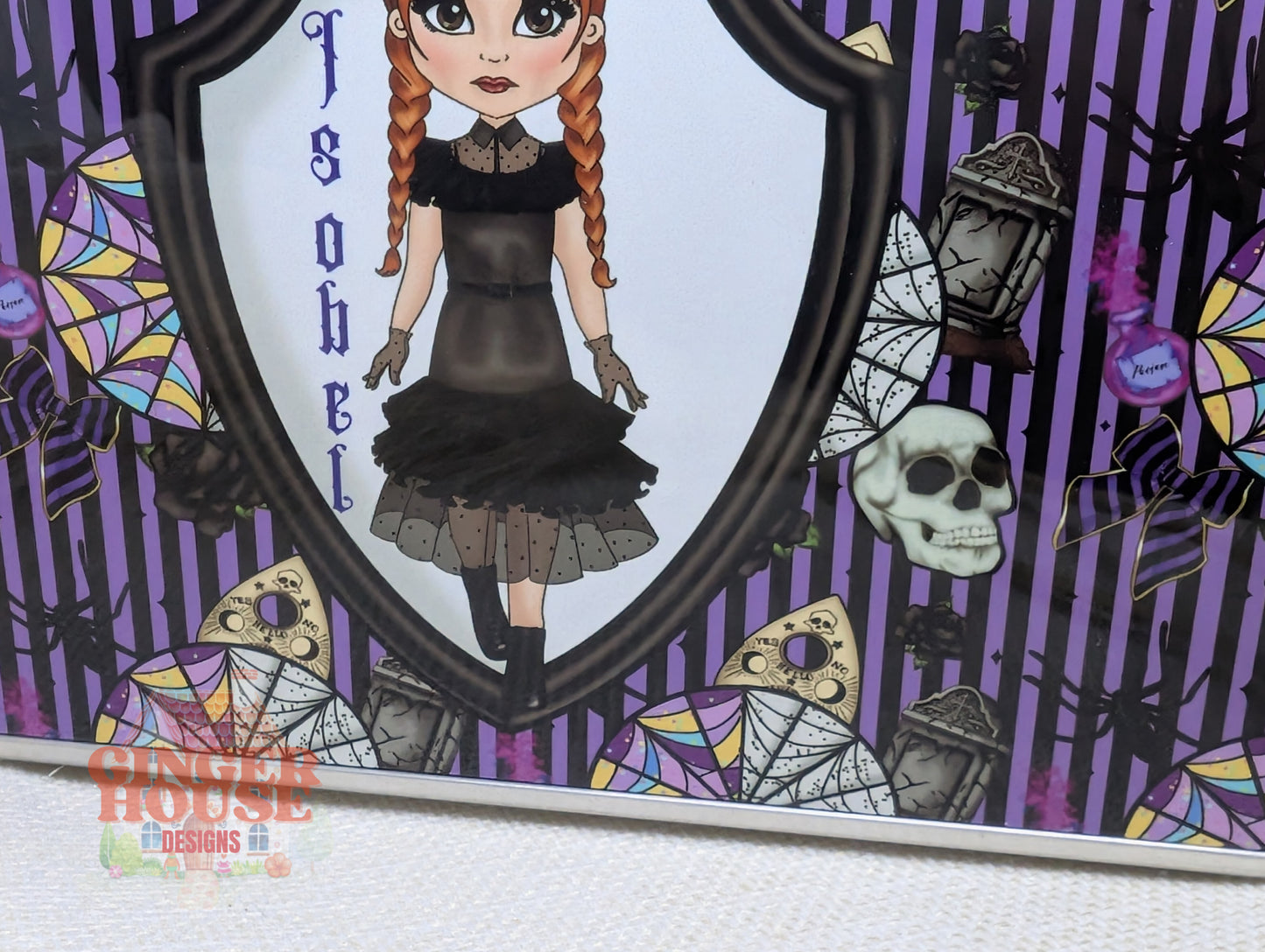 Purple Shadows Personalised Tin