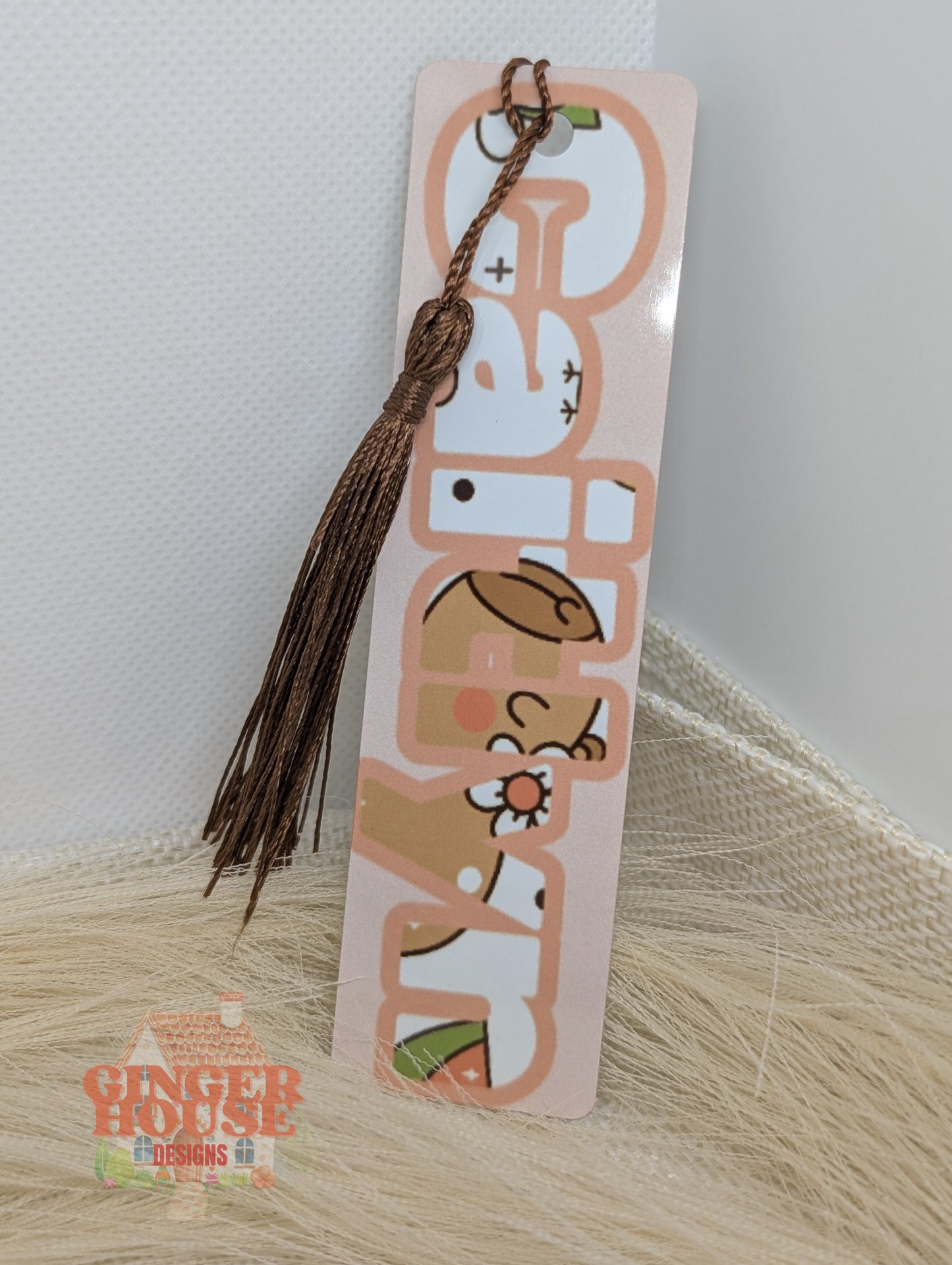 Personalised Capybara Bookmark