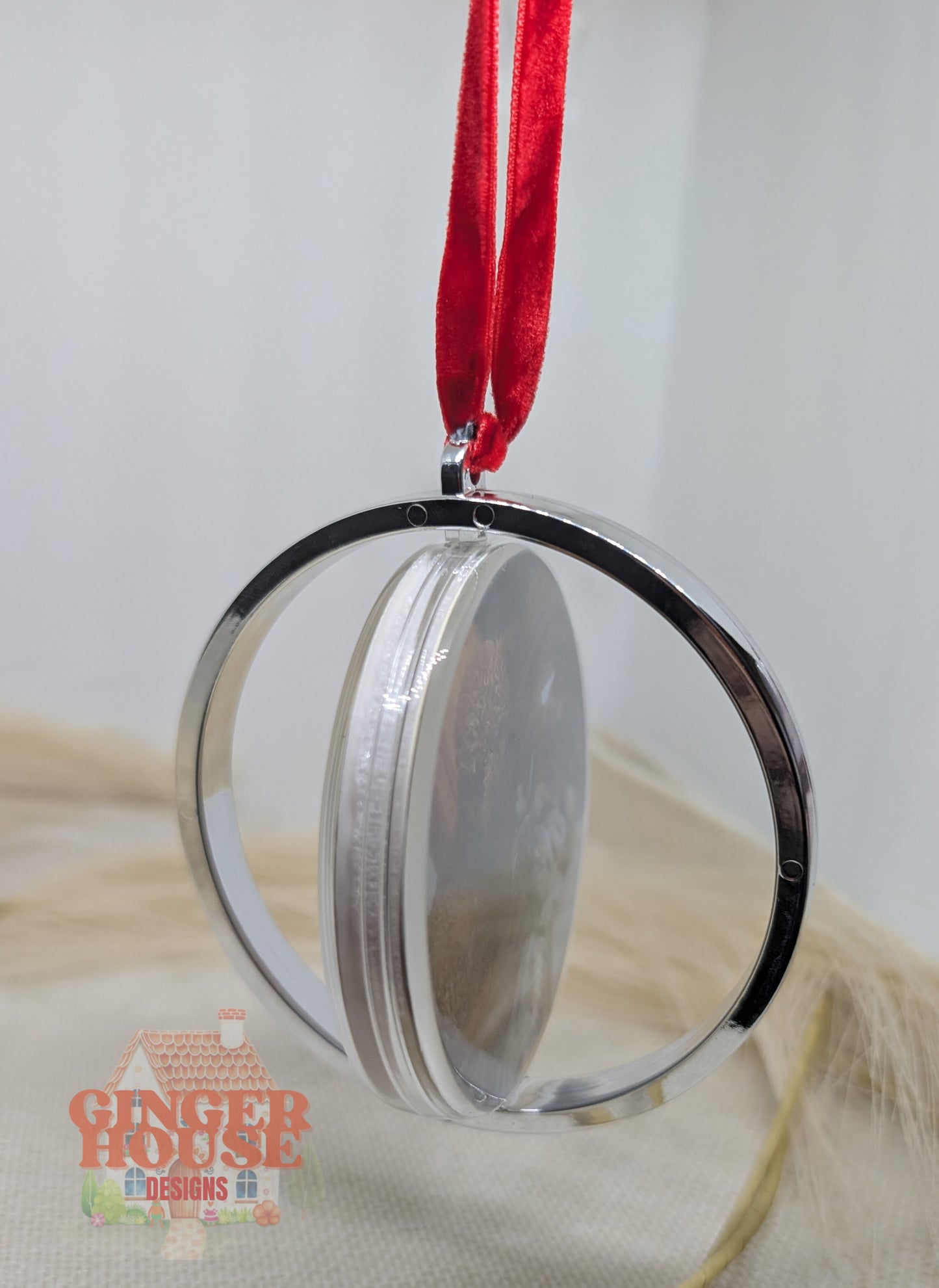 Double‑Sided Spinning Photo Ornament