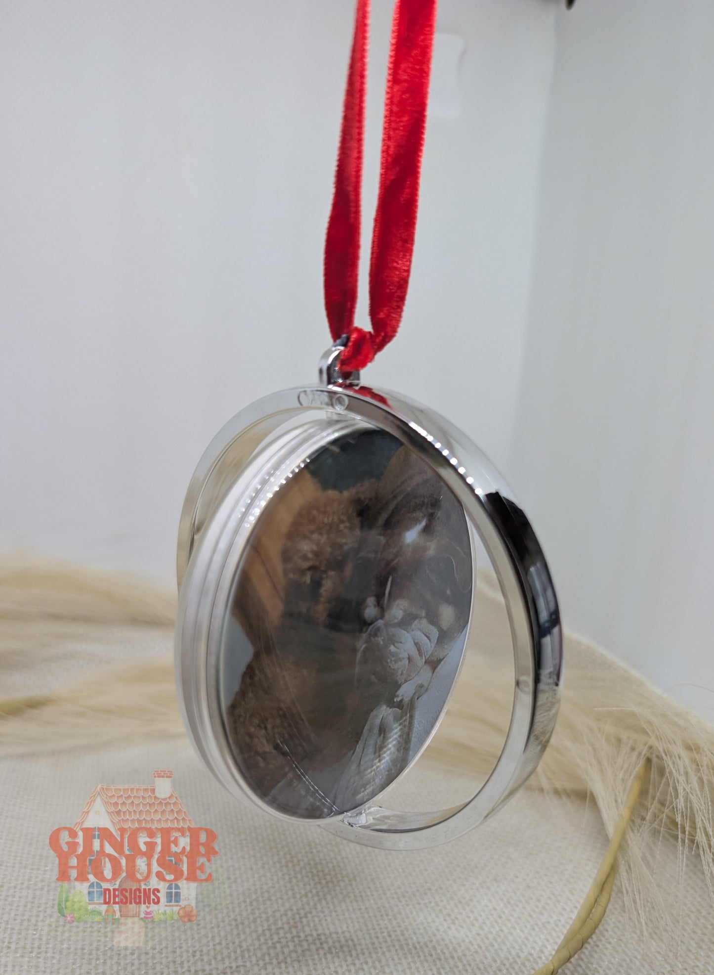 Double‑Sided Spinning Photo Ornament
