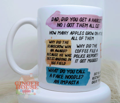 Dad’s Emergency Jokes Mug