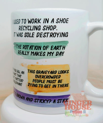 Dad’s Emergency Jokes Mug
