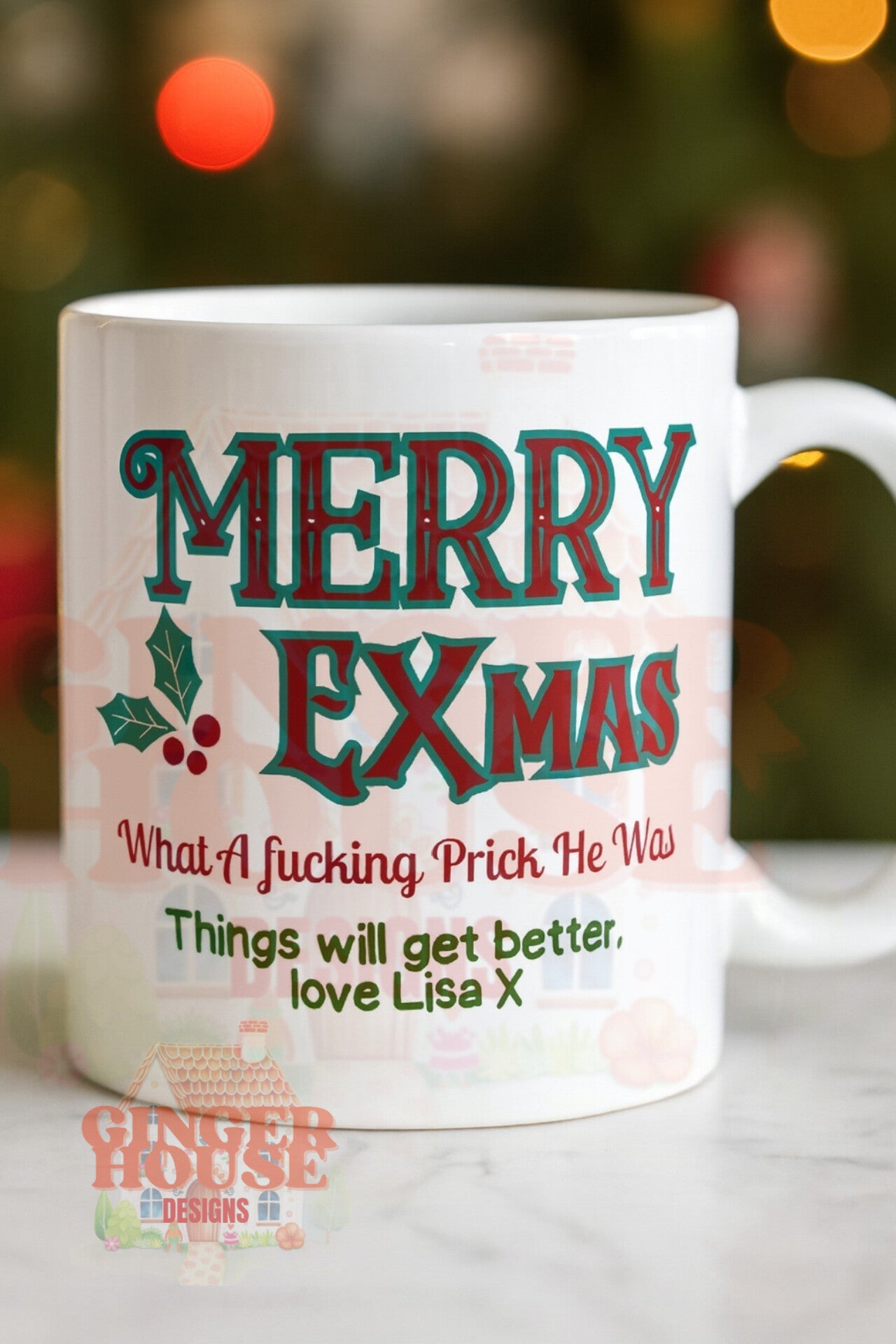 Merry Exmas Mug – A Festive Hug with Sass