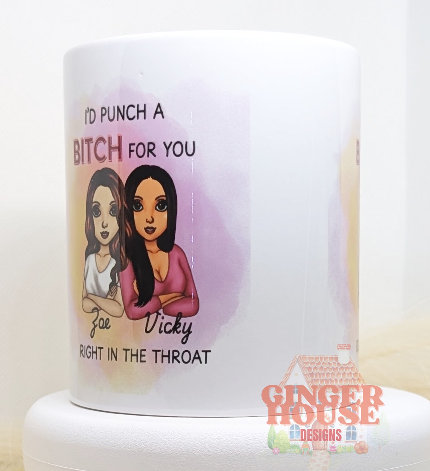Punch a Bitch Mug – Personalised Dolly Edition