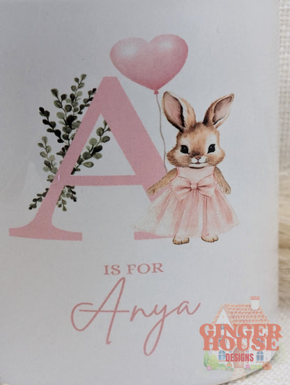 Personalised Ceramic Money Box – Add Any Initial & Name