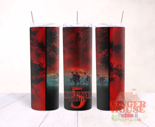 Crimson Forest Riders 20oz Tumbler with Straw