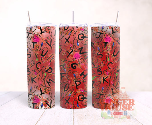 Alphabet Wall Tumbler