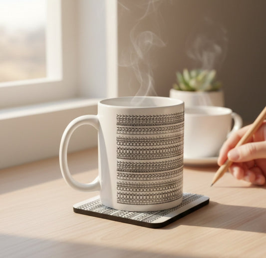 Hidden Swear Mug & Coaster Set