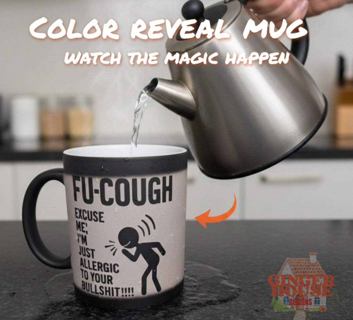 FU‑COUGH Colour Reveal Mug