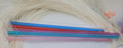 Plastic Glitter Straw– Available in 5 Colours