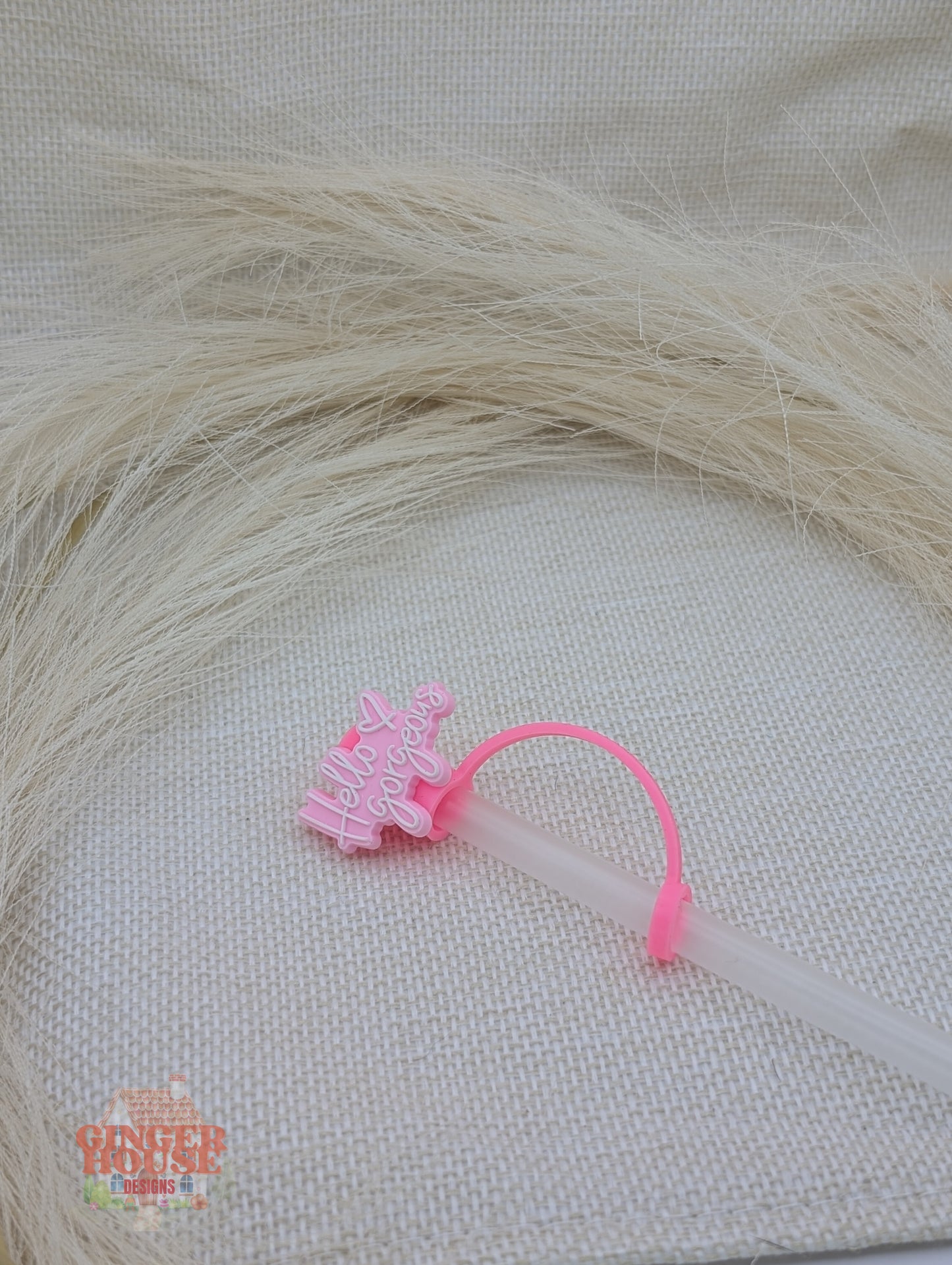 Hey Gorgeous Straw Topper