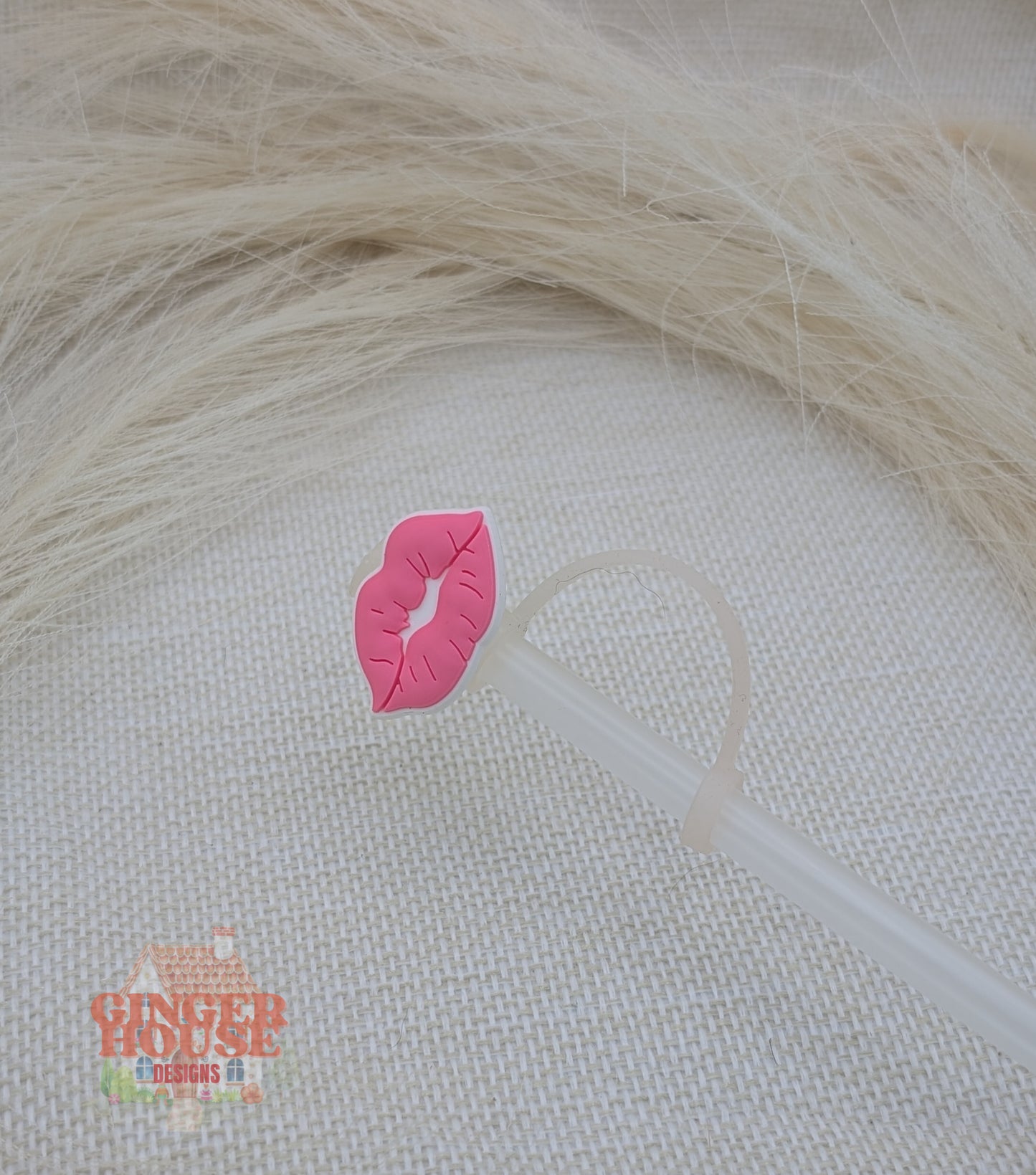 mwah lips Straw Topper