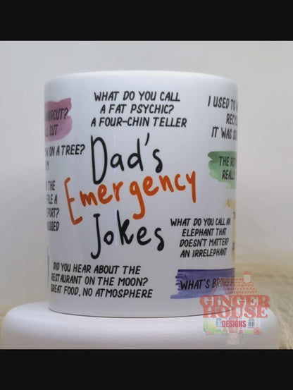 Dad’s Emergency Jokes Mug