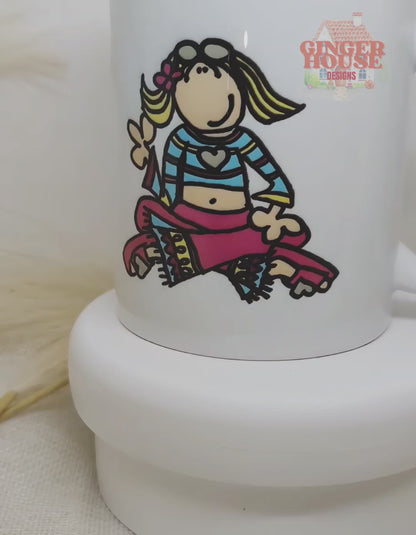 Personalised Mug – Retro Vibes with Your Name!