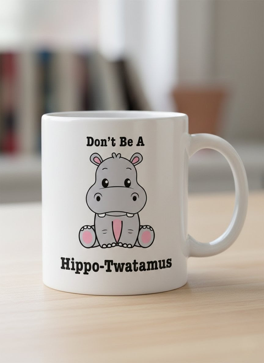 Don’t Be A Hippo-Twatamus Mug